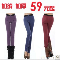 铅笔裤点击率0.9%以上